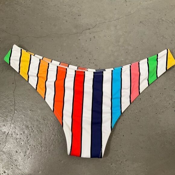 Caroline Constas Rainbow Bikini Botton - Picture 2 of 5